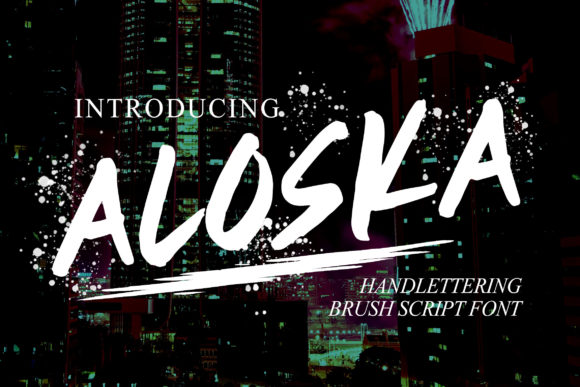 Aloska: The Brush Font That Transforms Brand Identity