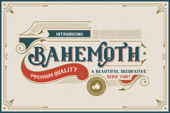 Bahemoth: Elevating Brand Narratives with a Unique Serif Revolution