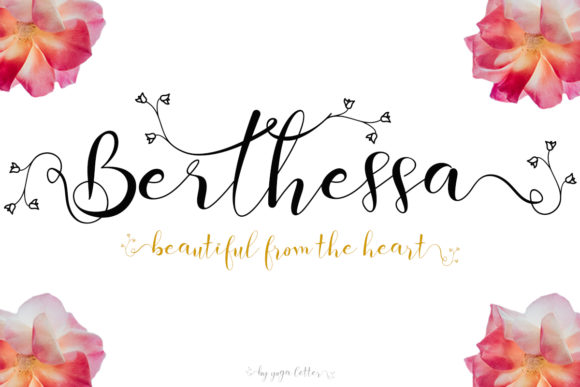 Berthessa: A Handwritten Script for Modern Design Projects
