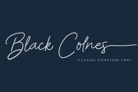 Black Colnes: The Handwritten Touch for Modern Design