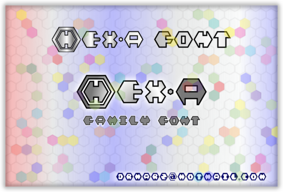 Hex-a: The Quirky Decorative Font That Brings Joy to Your Designs