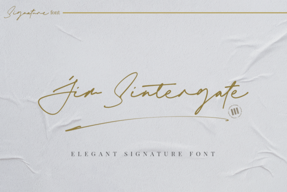 Jim Sintergate: A Timeless Handwritten Font for Creative Projects