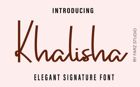 Khalisha: The Handwritten Font That Brings Authenticity to Digital Design