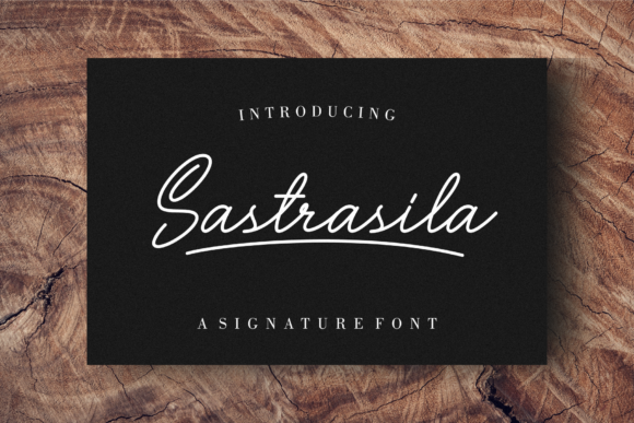 Sastrasila: The Elegant Script Redefining Handwritten Design