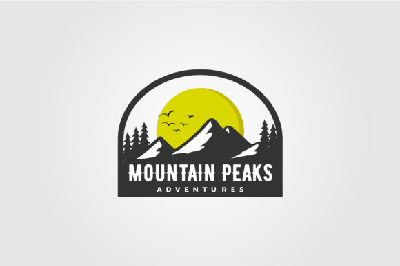 Sunset Mountain Vector Illustration: A Versatile Asset for Creative Travel and Adventure Projects
