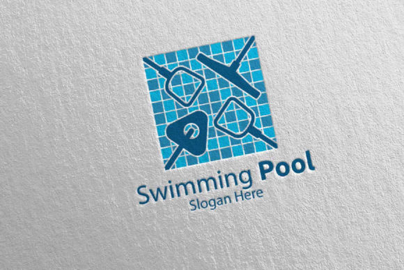 Swimming Pool Services Logo 19: A Complete Design Resource for Aquatic Businesses