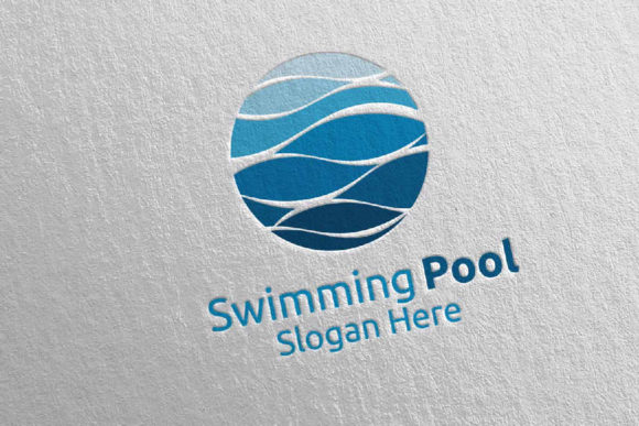 Swimming Pool Services Logo 34: A Versatile Branding Solution