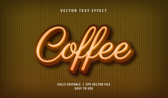 Text Effect - Coffee Text Style: A Strategic Asset for Visual Branding