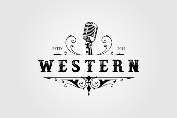 Western Music Logo Vintage Design: Crafting Authentic Brand Identity