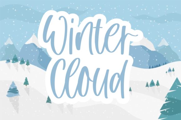Winter Cloud: Why This Flowing Handwritten Font Elevates Your Designs